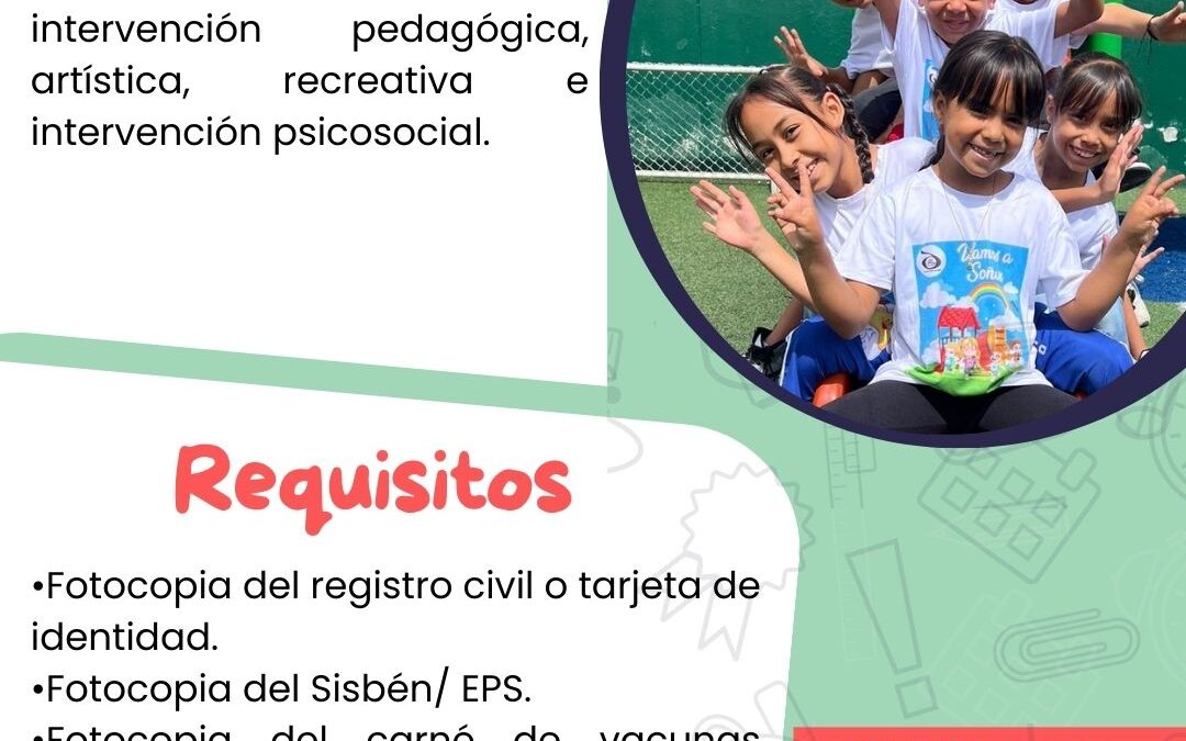 📢Abiertas inscripciones para el programa Vamos a soñar 2025